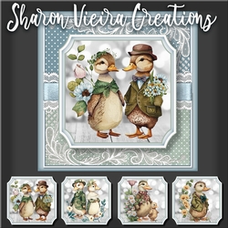 Lovely Ducks Complete Topper kit