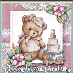 Birthday Bear Complete Mini Kit four