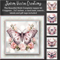 The Beautiful Moth  complete Topper Kit 