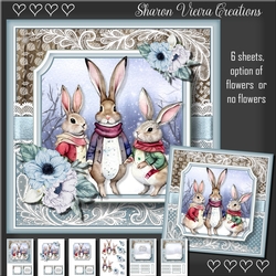 Christmas Holiday Friends Complete topper kit 2