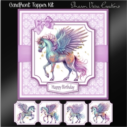 Fairy Horse Card topper kit 