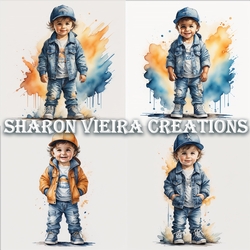 Boy in jean jacket 2