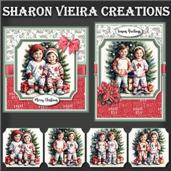 Christmas Blessings toppers kit