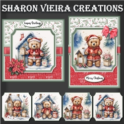 Christmas Bear toppers kit