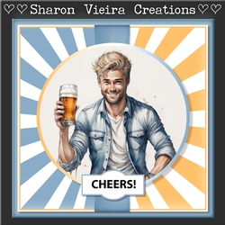 Birthday Cheers Three 