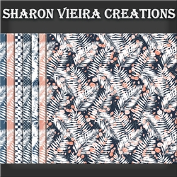 Navy and Coral Papers 4