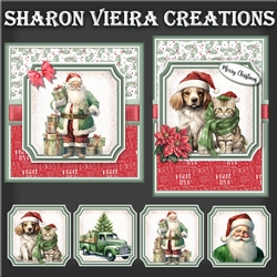 Christmas Card Mix four 