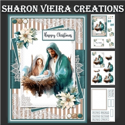 Teal and Kraft Christmas Two