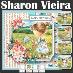 Girl In the Meadow Topper Kit