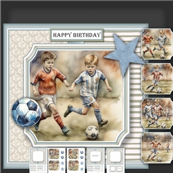 Watercolour Boys Soccer 