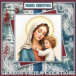 Mother Mary and baby Jesus mini kit