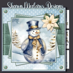 Christmas Snow man 