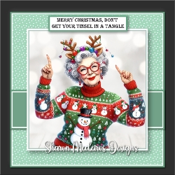 Tinsel in a tangle
