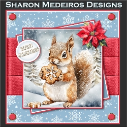 Christmas Squirrel 3