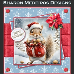 Christmas Squirrel 1