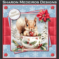 Christmas Squirrel 4