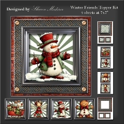 Winter friends Topper Kit