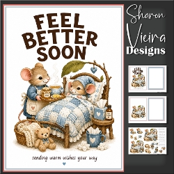 Little Mouse Collection- Feel Better Soon