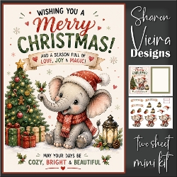 Merry Christmas Elephant