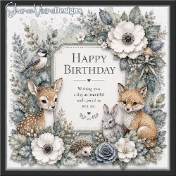 Birthday Animals Friends