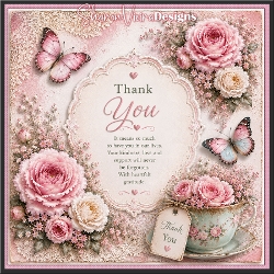 Floral Thank you 