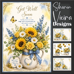 Floral series : Get Well