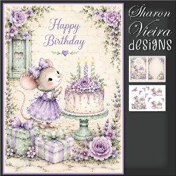 cup1453446_2357 - Penelope The Mouse  series : Birthday 