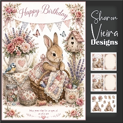 Cute Birthday animals : bunny 