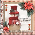 Christmas Snow man 1 