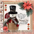 Christmas Snow man 3