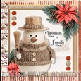 Christmas Snow man 4 