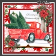 Christmas Trucks Red 2