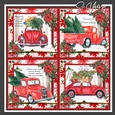 Christmas Trucks and cars Bumper