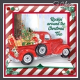 Christmas Vintage Truck 1