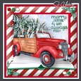 Christmas Vintage Truck 3
