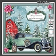 Christmas Vintage car Onee