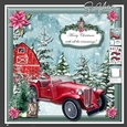 Christmas Vintage car THREE