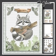 Little Raccoon 6x8