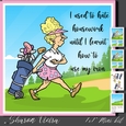 Golfing for her