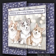 Christmas Corgis Fold Back 