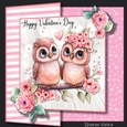 Valentine owl fold back with folio option 4