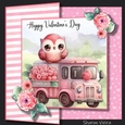 Valentine Owl Truck fold back with Folio option 1