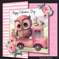 Valentine Owl Truck fold back with Folio option 2