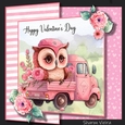 Valentine Owl Truck fold back with Folio option 3