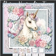 Pastel Unicorn Portrait two
