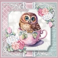 Just an Owl and her Tea KIT-Three 