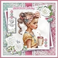 A girl and her Drink KIT-FOUR 