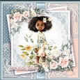A beautiful girl and her flowers KIT-TWO 