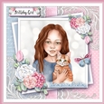 Just a Birthday Girl and her cat KIT-THREE