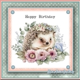 The floral Hedge Hog KIT-TWO